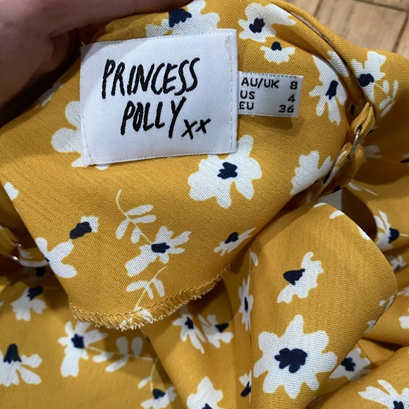 Princess Polly floral mini dress size 4 - Picture 2 of 2